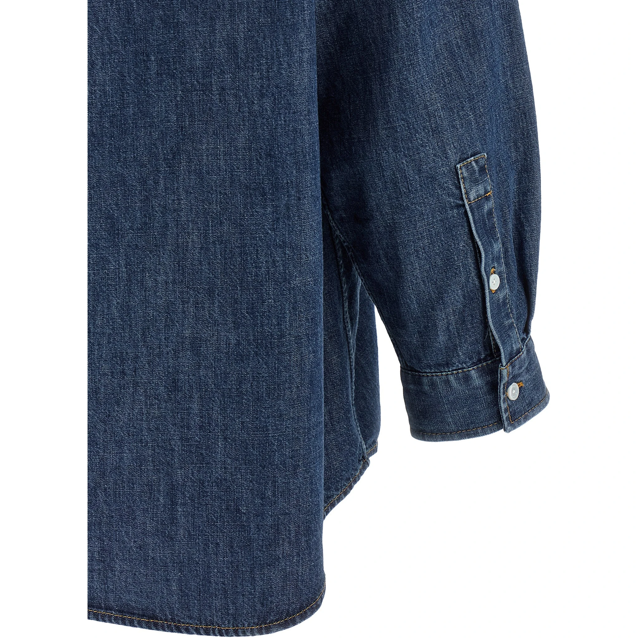 Blue Cotton Blouse