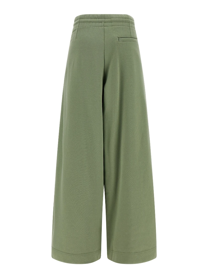 Bicolor Cotton Casual Pants