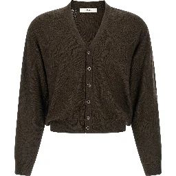 Brown Marabou Cardigan