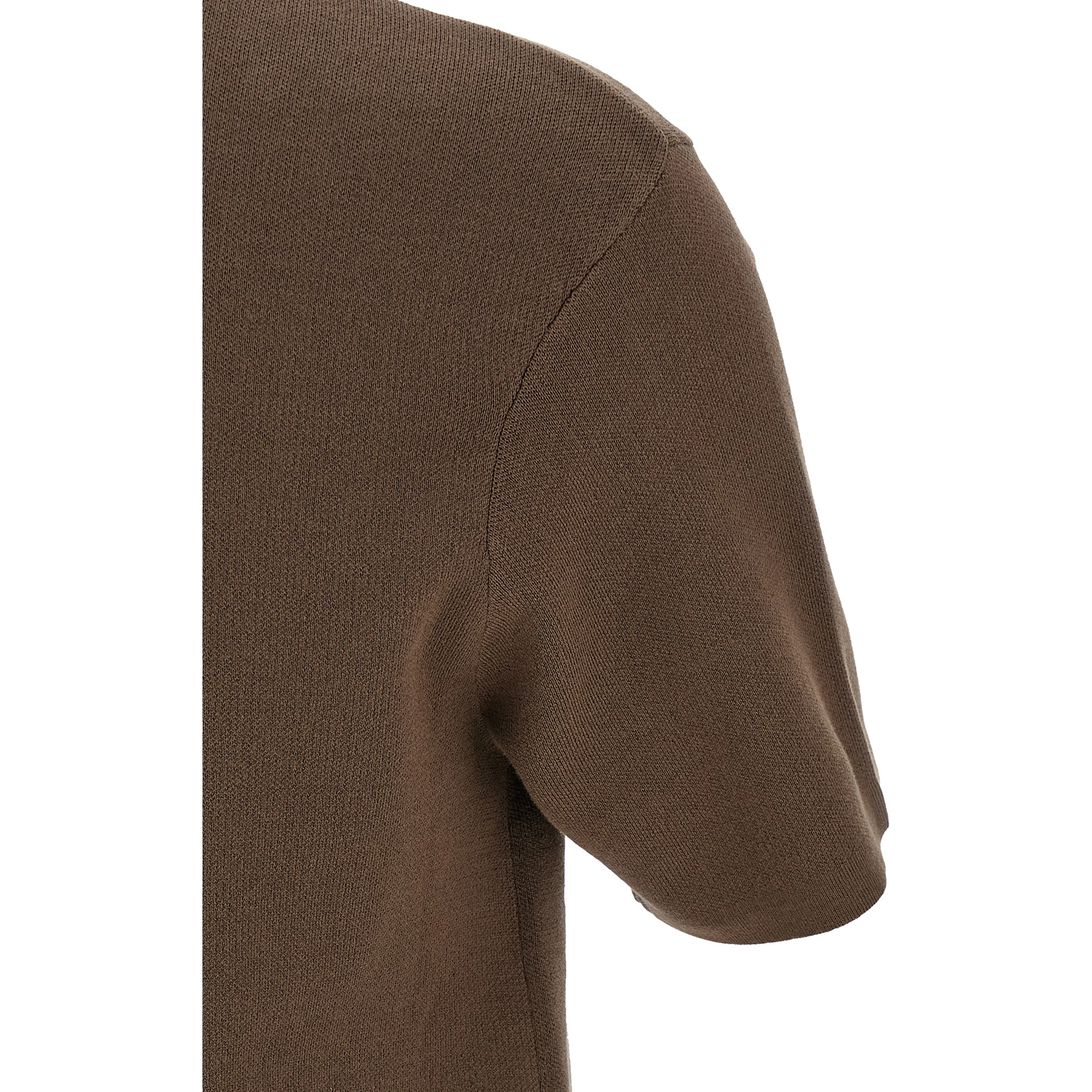 Brown Cotton T-Shirt