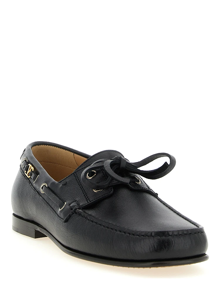 Black Buffalo Leather Slip-On Loafers alternative
