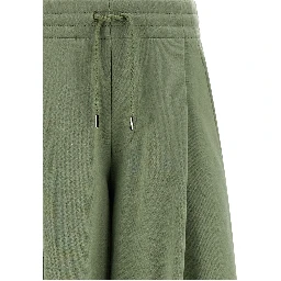 Bicolor Cotton Casual Pants