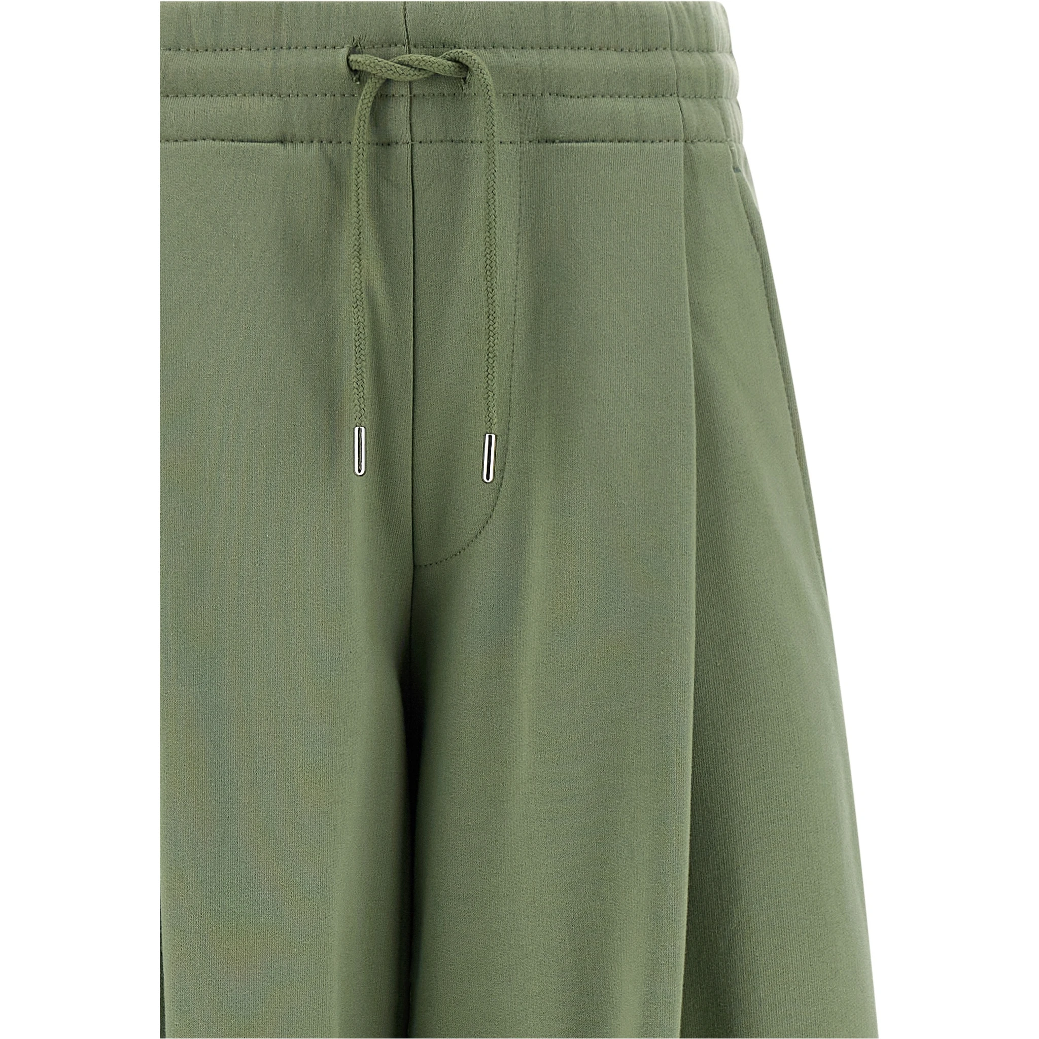 Bicolor Cotton Casual Pants