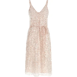 Multicolor Polyester Midi Dress