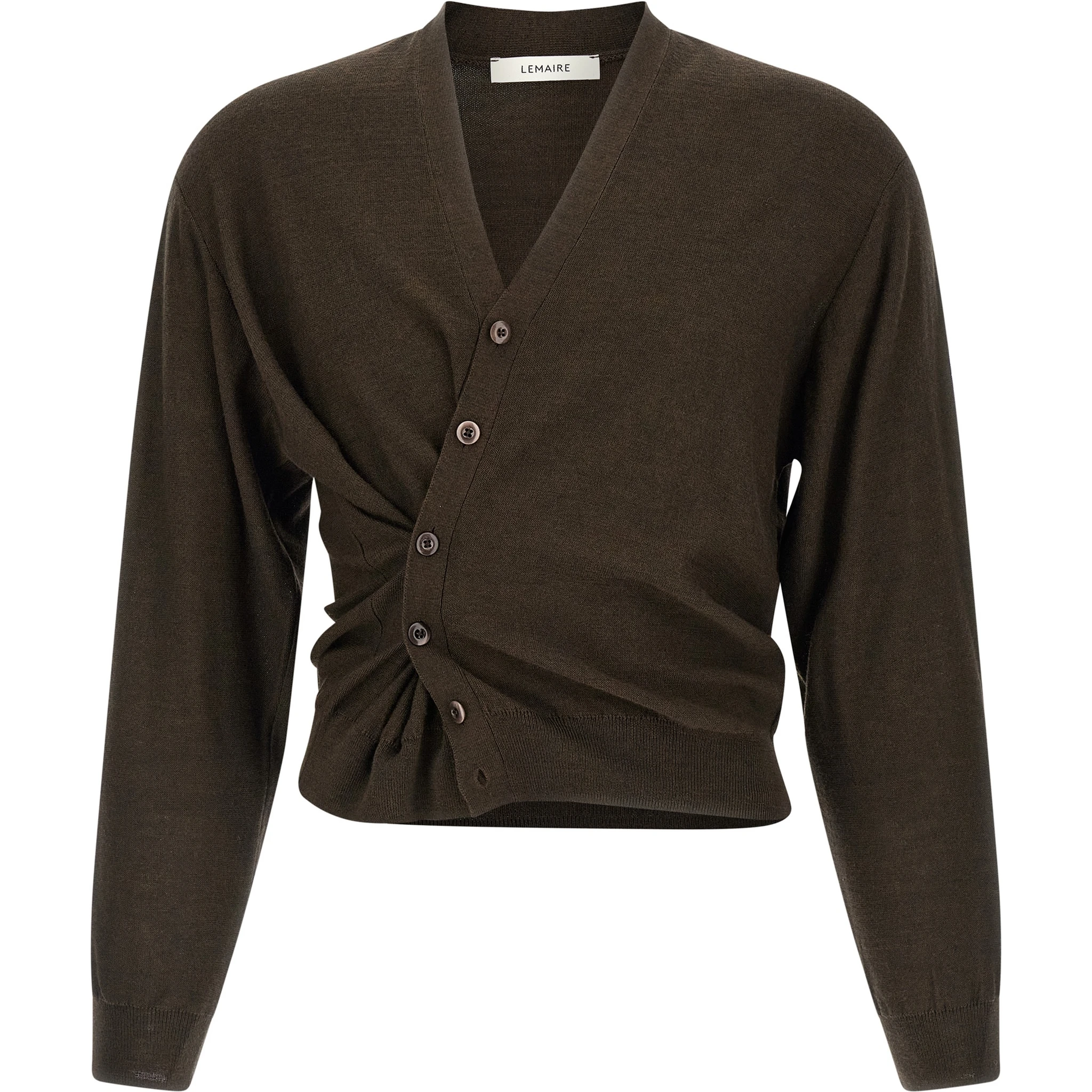 Brown Marabou Cardigan