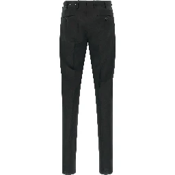 Black Virgin Wool Dress Pants