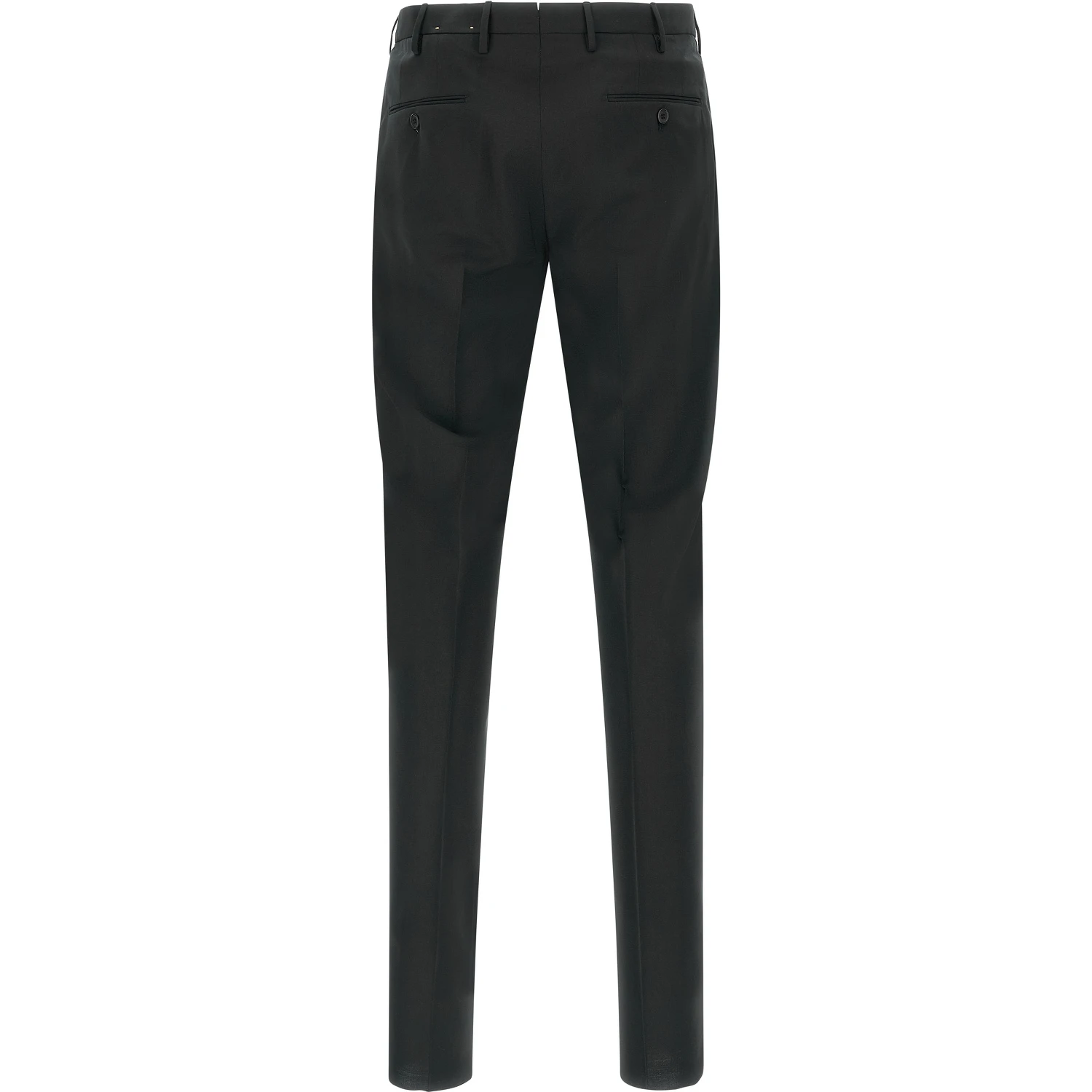 Black Virgin Wool Dress Pants