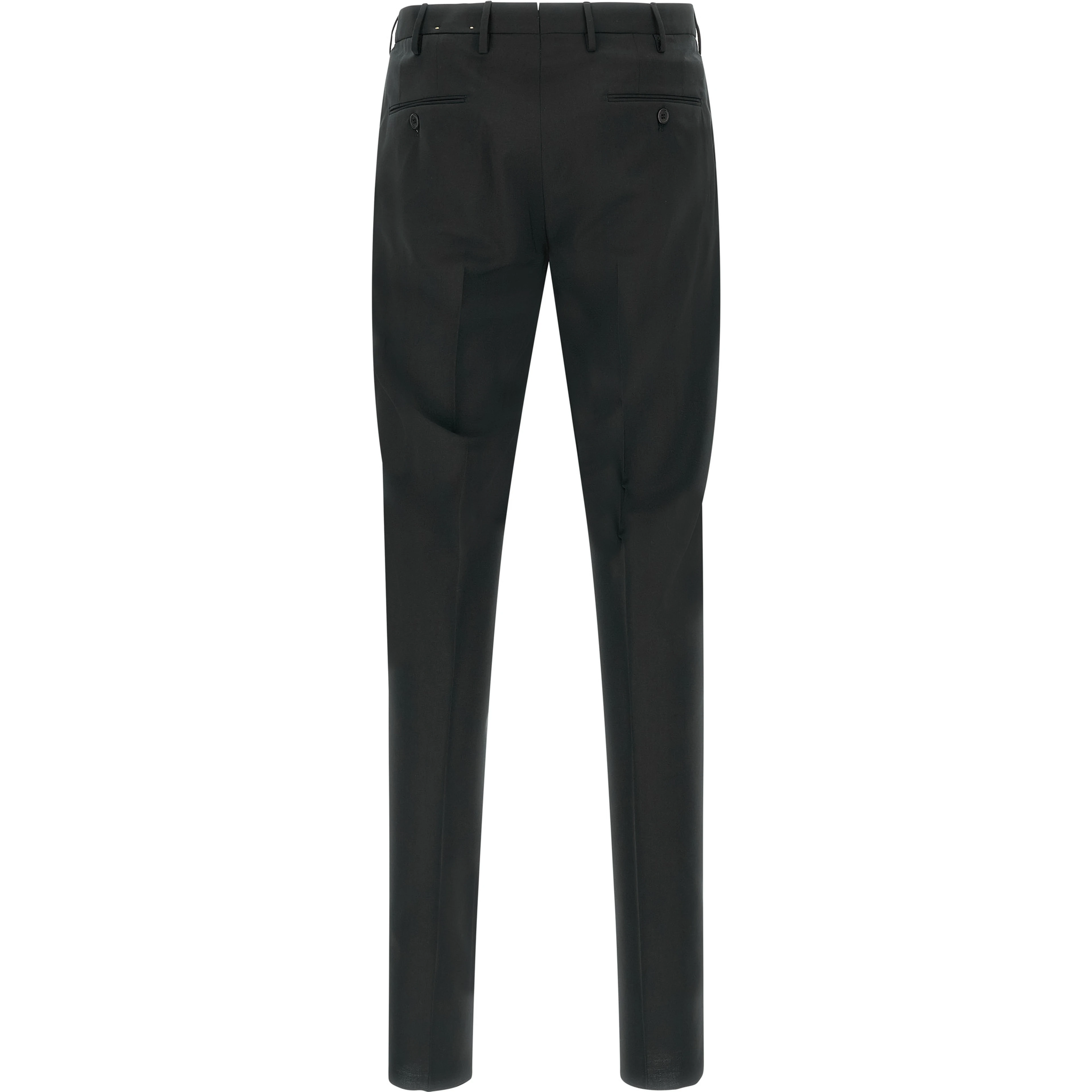 Black Virgin Wool Dress Pants