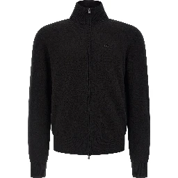 Black Cotton Cardigan