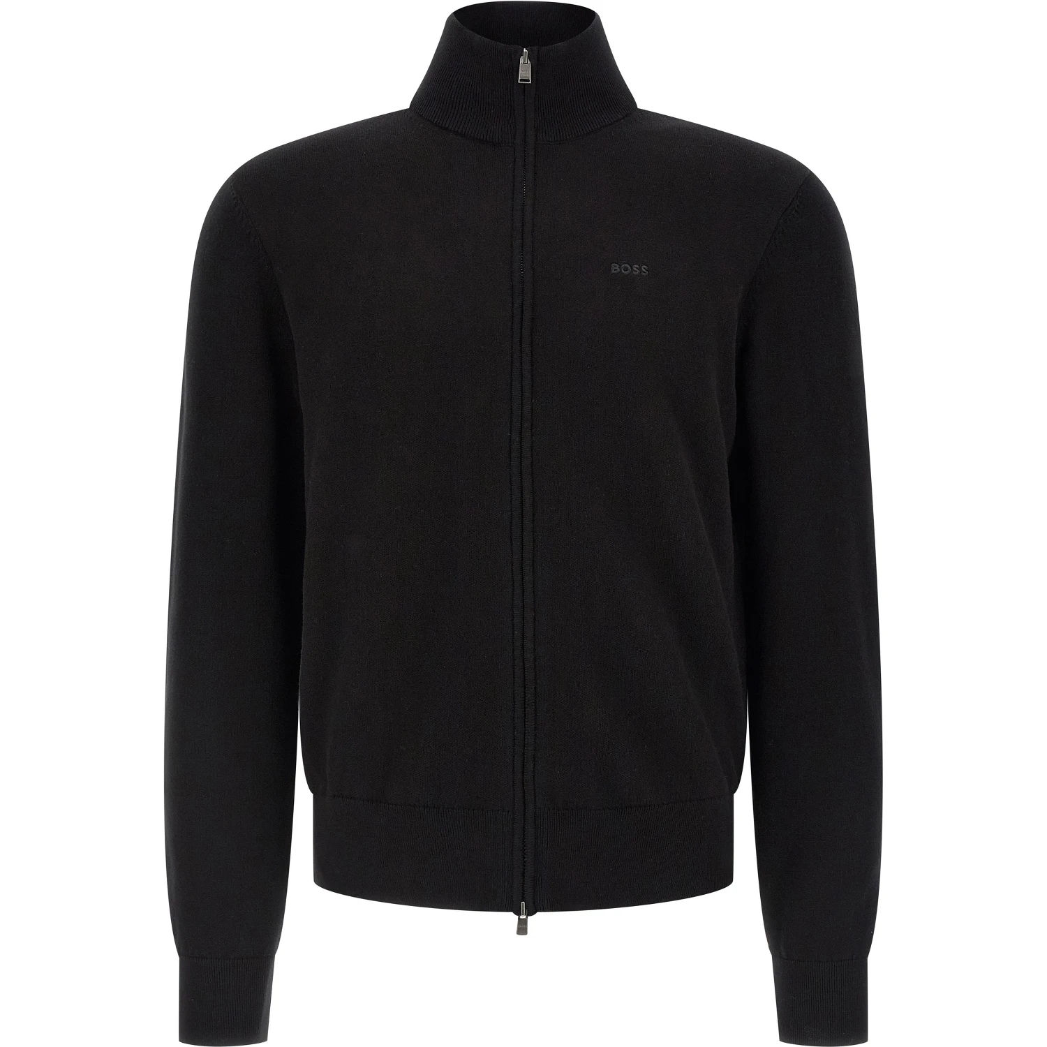 Black Cotton Cardigan