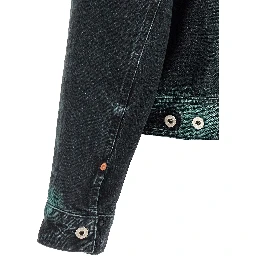 Gray Cotton Denim Jacket