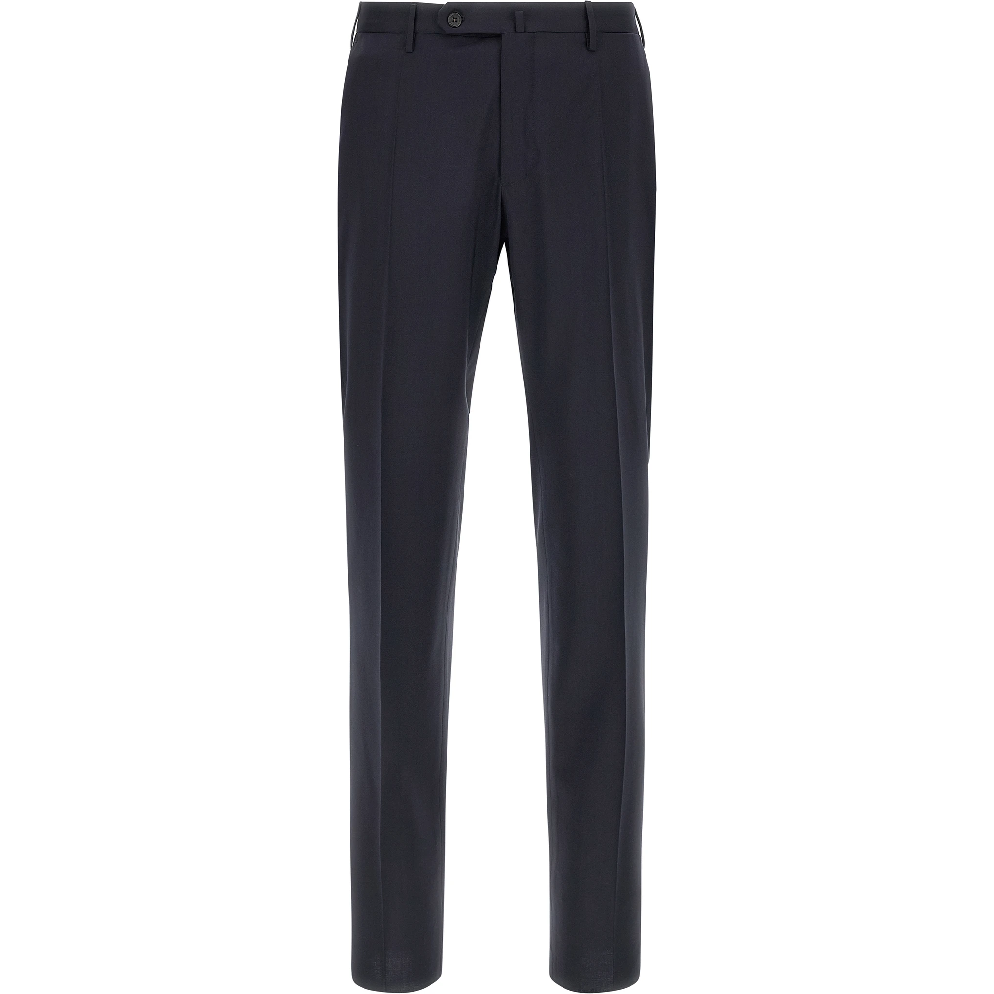 Blue Virgin Wool Dress Pants