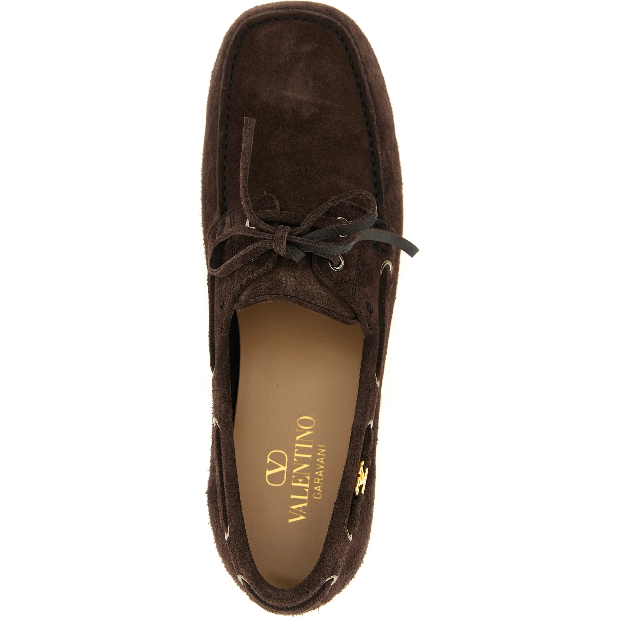 Brown Cowhide Slip-On Loafers
