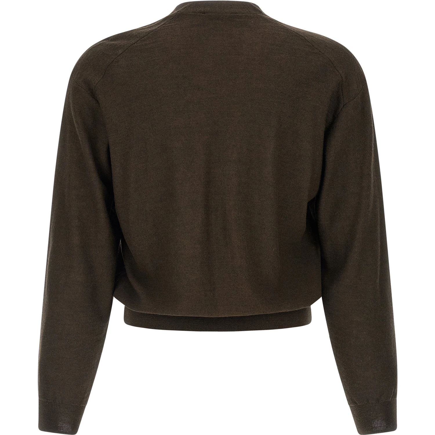 Brown Marabou Cardigan