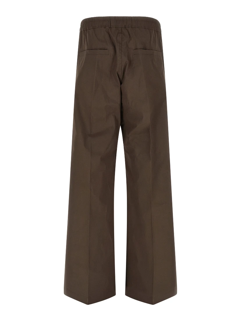 Brown Cotton Cargo Pants