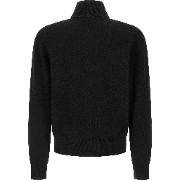 Black Cotton Cardigan