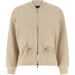 Beige Cotton Sweatshirt