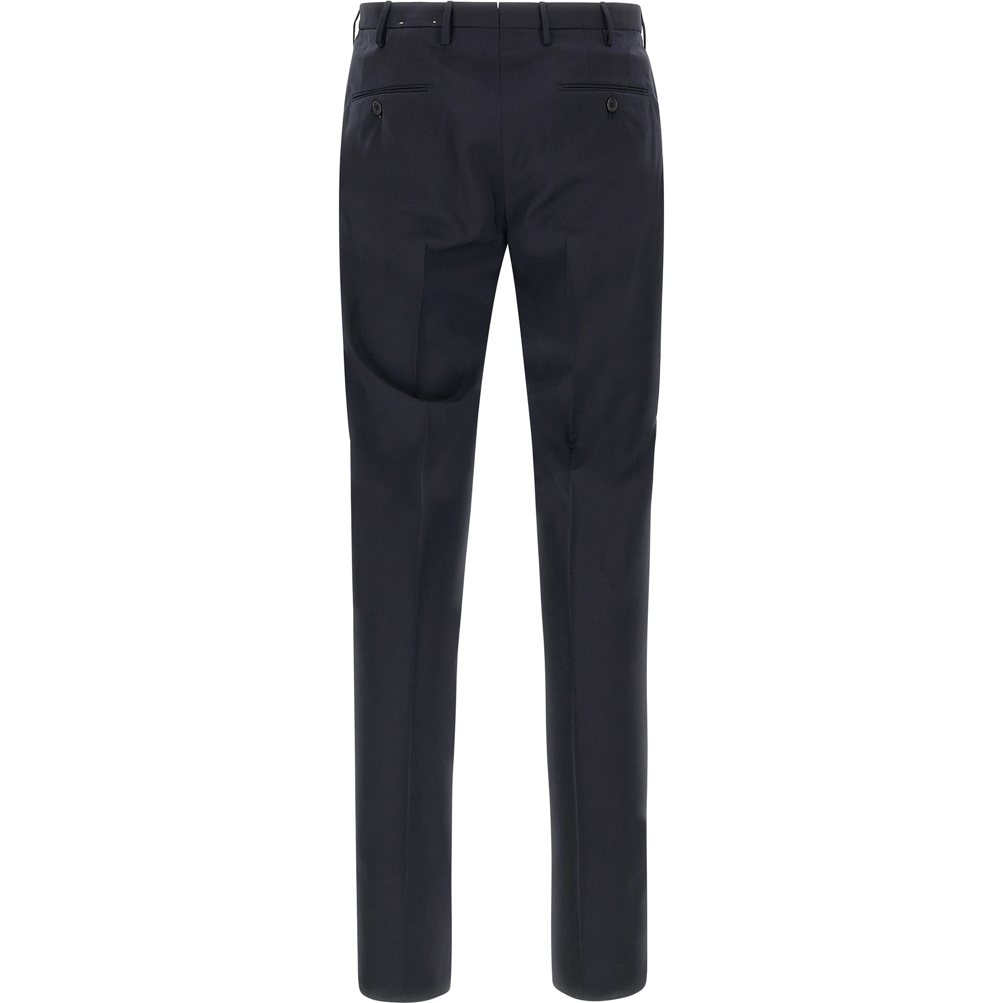 Blue Virgin Wool Dress Pants