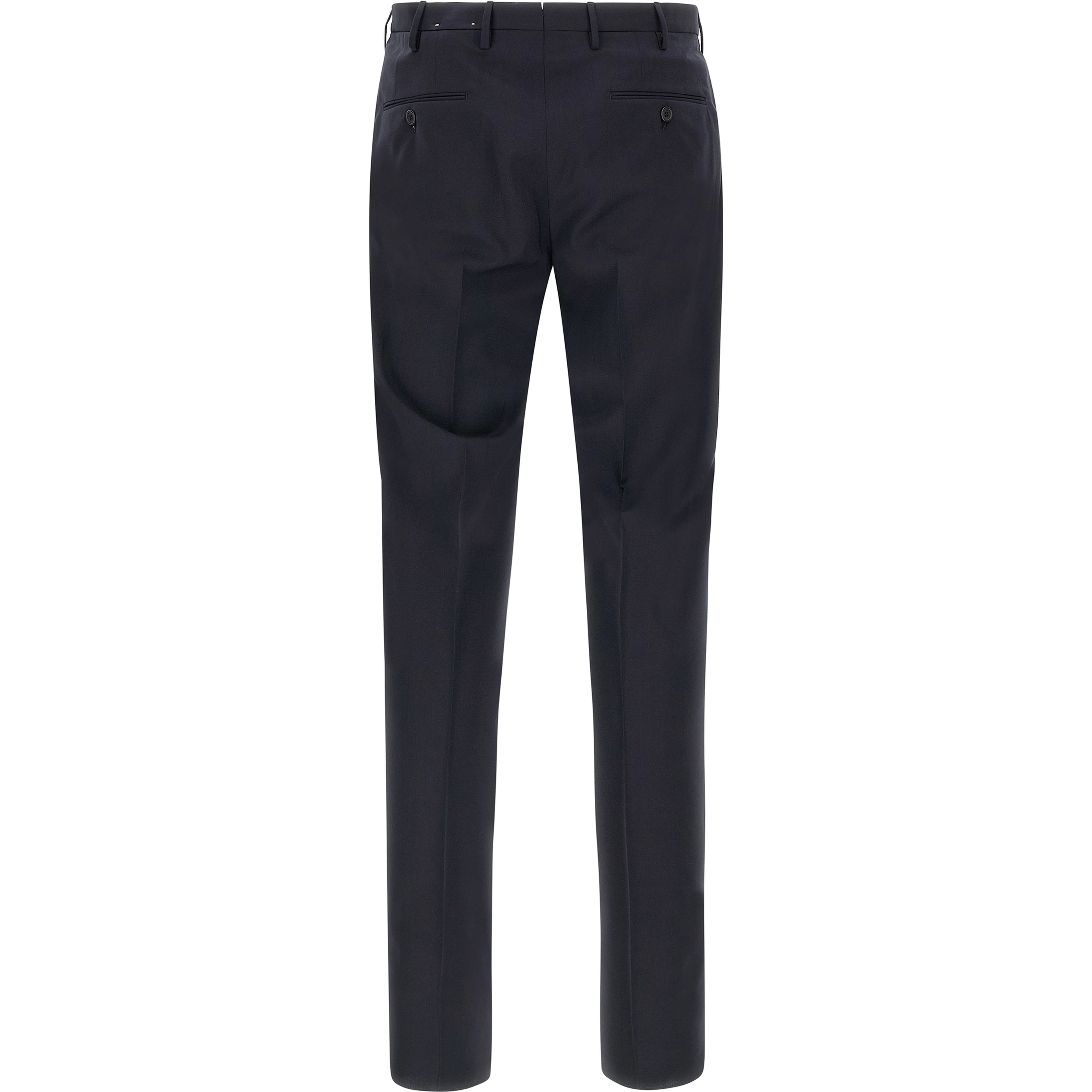Blue Virgin Wool Dress Pants