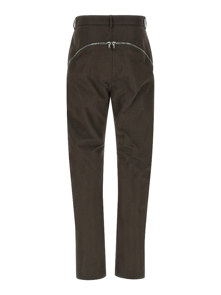 Brown Cotton Casual Pants alternative