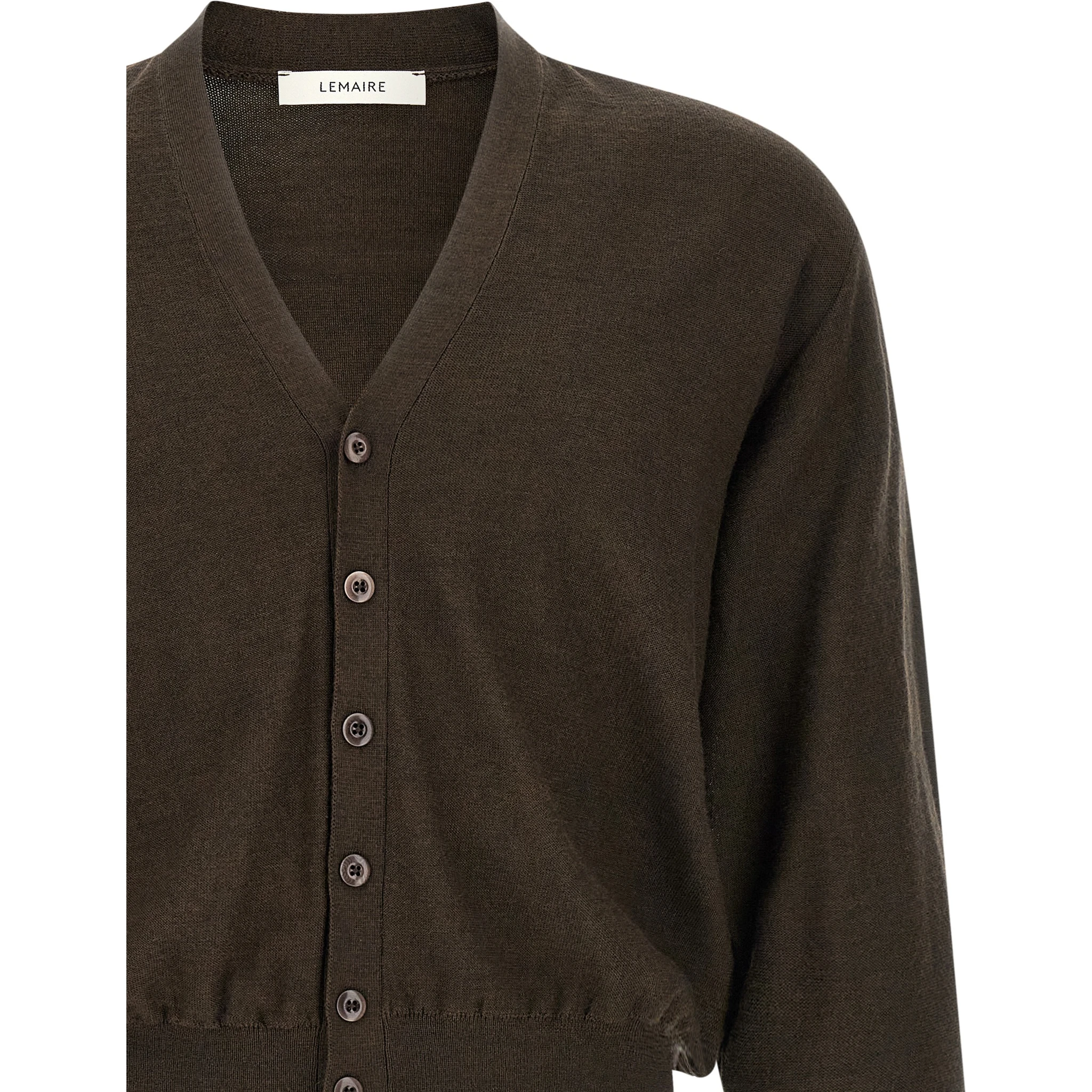 Brown Marabou Cardigan