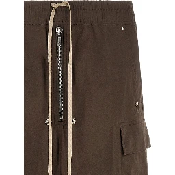 Brown Cotton Cargo Pants