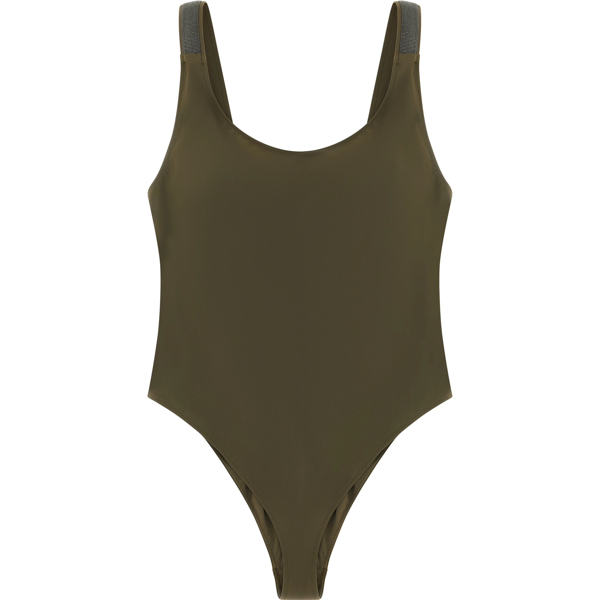 Bicolor Polyamide One-Piece Swimsuit