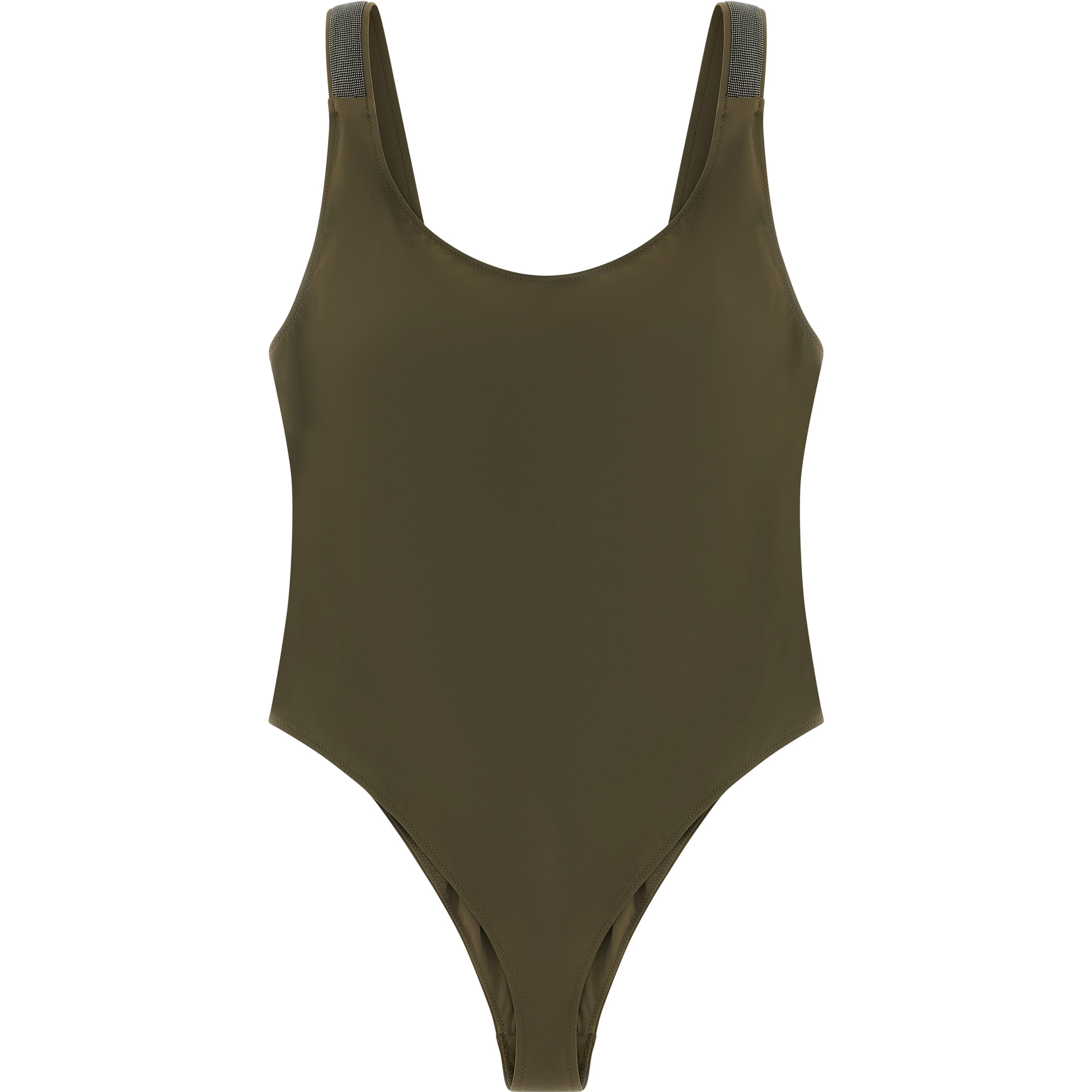 Bicolor Polyamide One-Piece Swimsuit