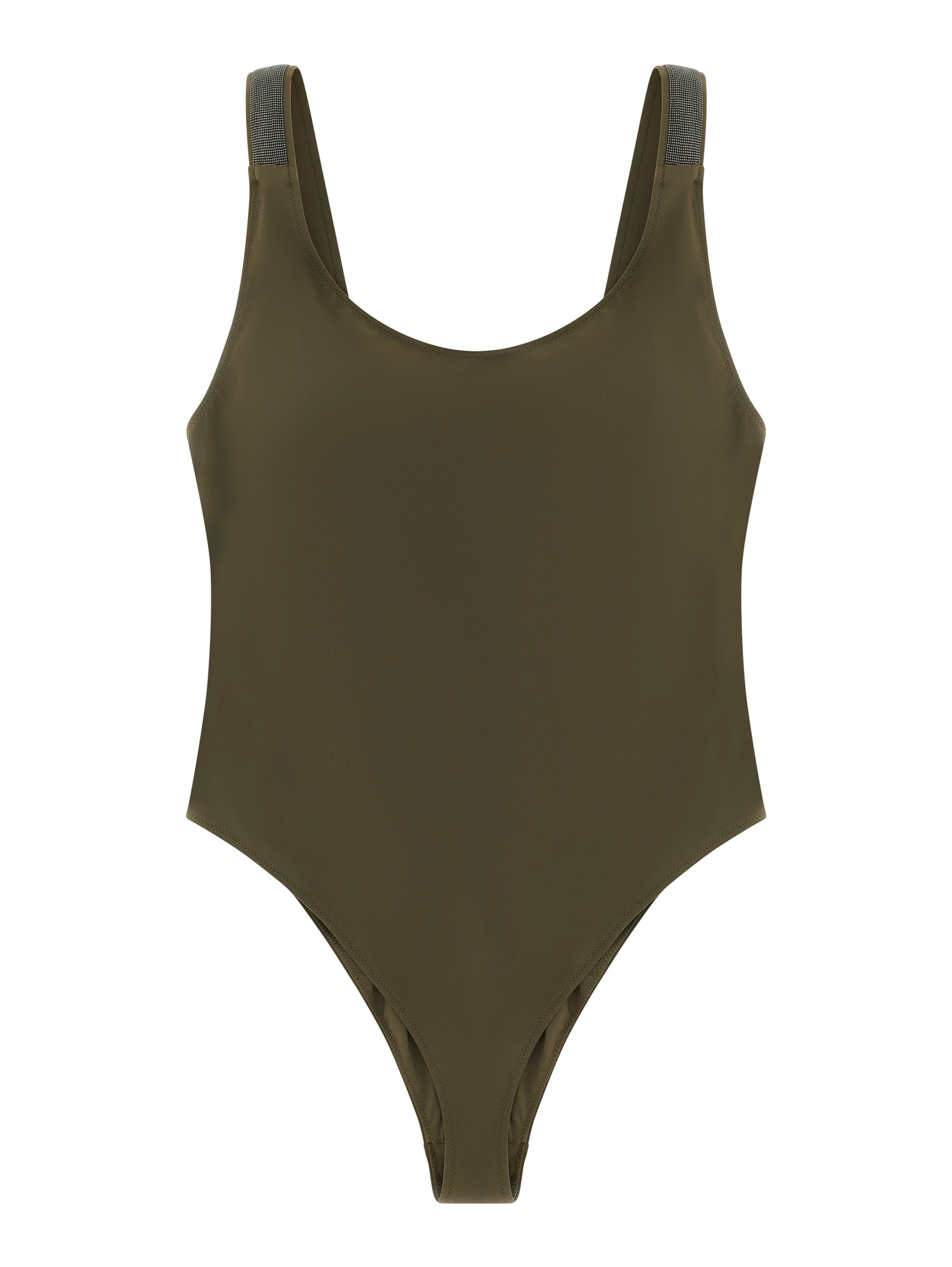 Bicolor Polyamide One-Piece Swimsuit