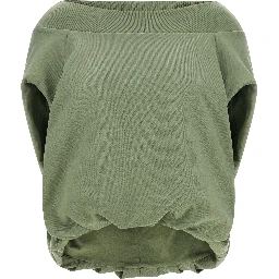 Beige Cotton Sweatshirt