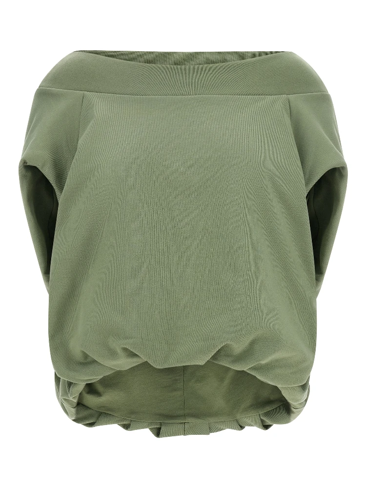 Beige Cotton Sweatshirt