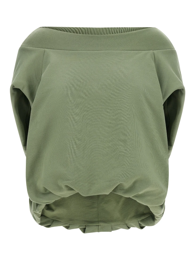 Beige Cotton Sweatshirt