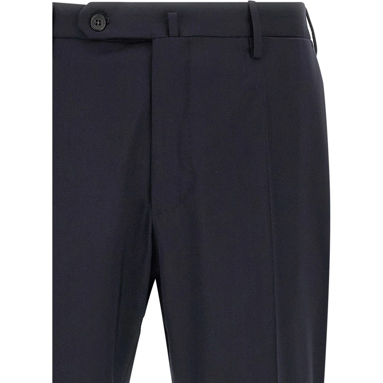 Blue Virgin Wool Dress Pants