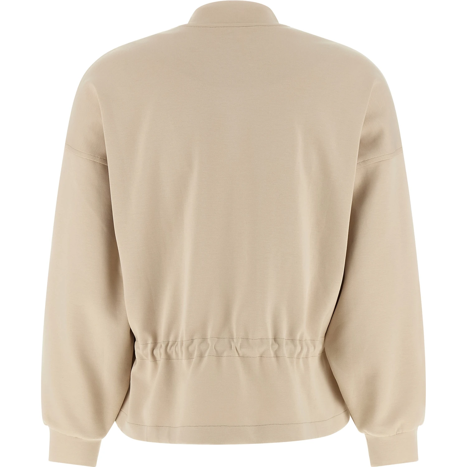 Beige Cotton Sweatshirt
