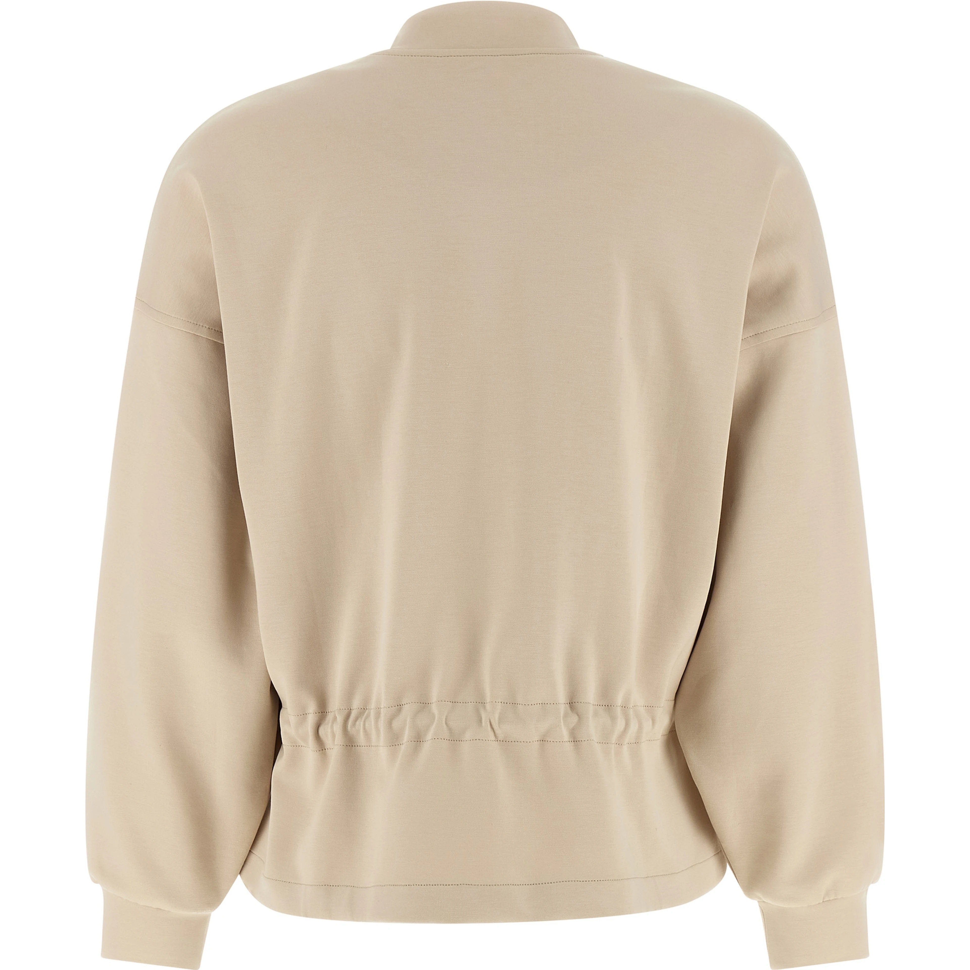 Beige Cotton Sweatshirt