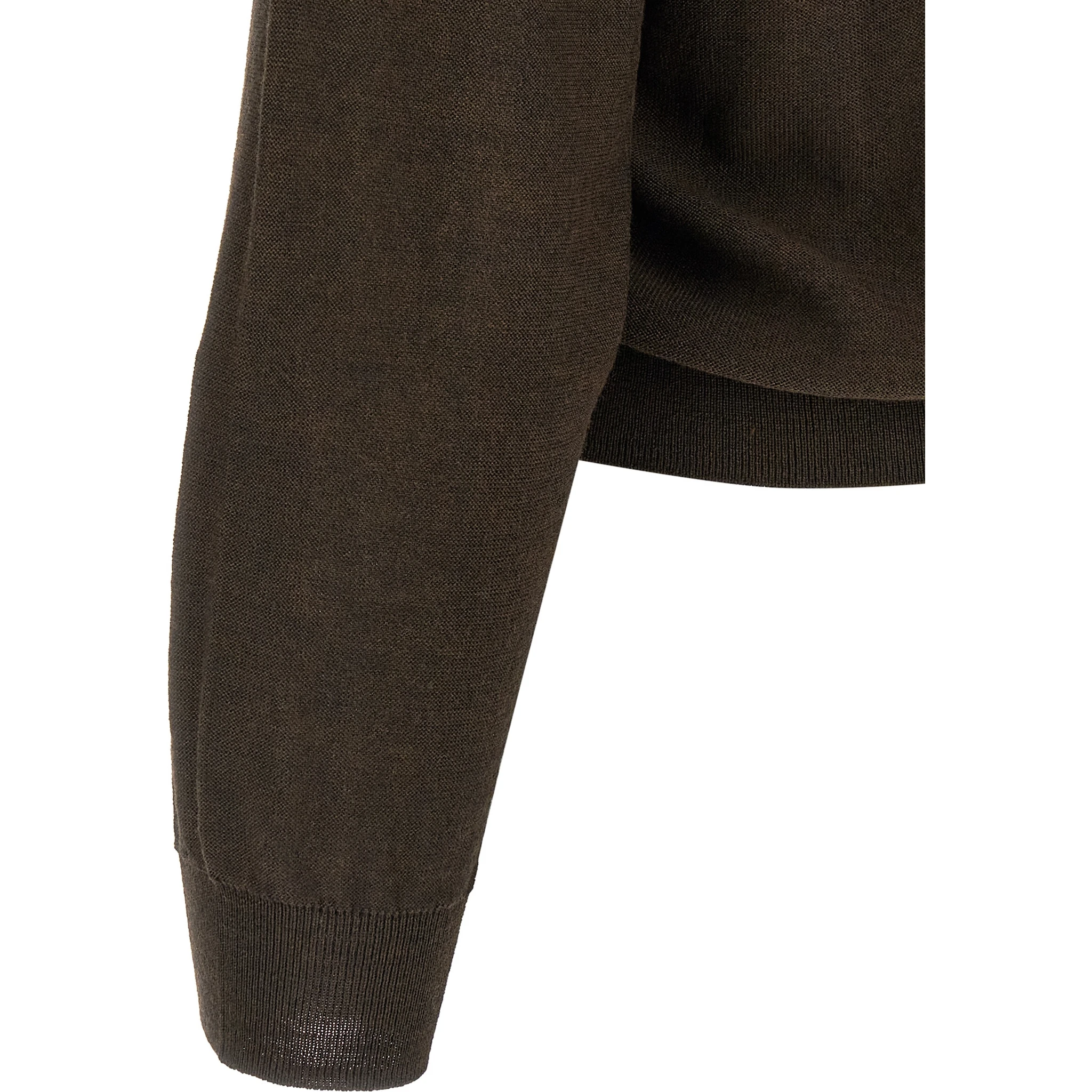 Brown Marabou Cardigan