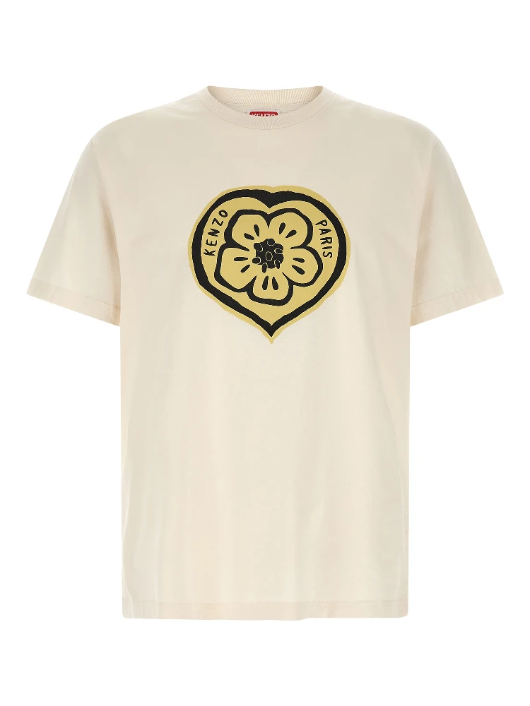 Beige Cotton T-Shirt
