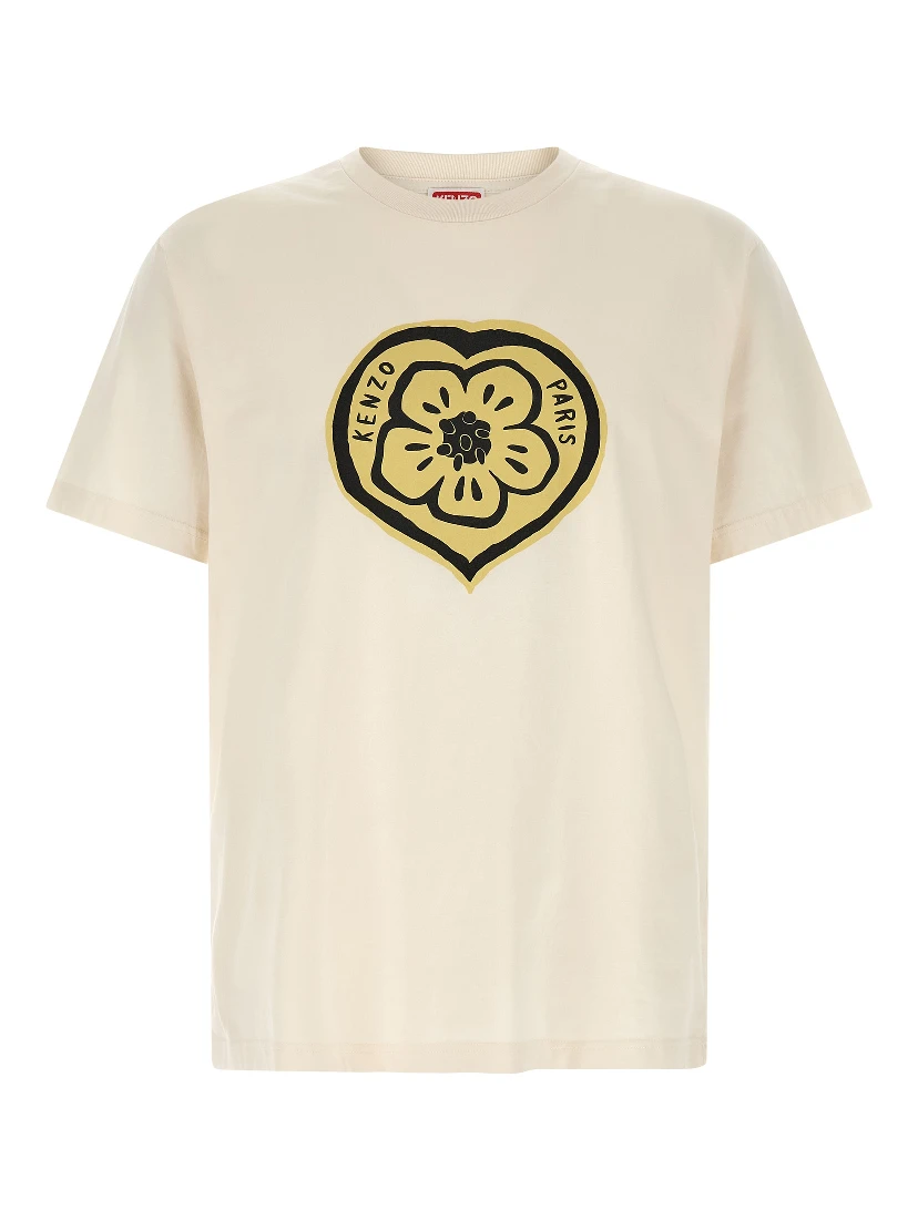 Beige Cotton T-Shirt