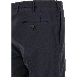 Blue Virgin Wool Dress Pants
