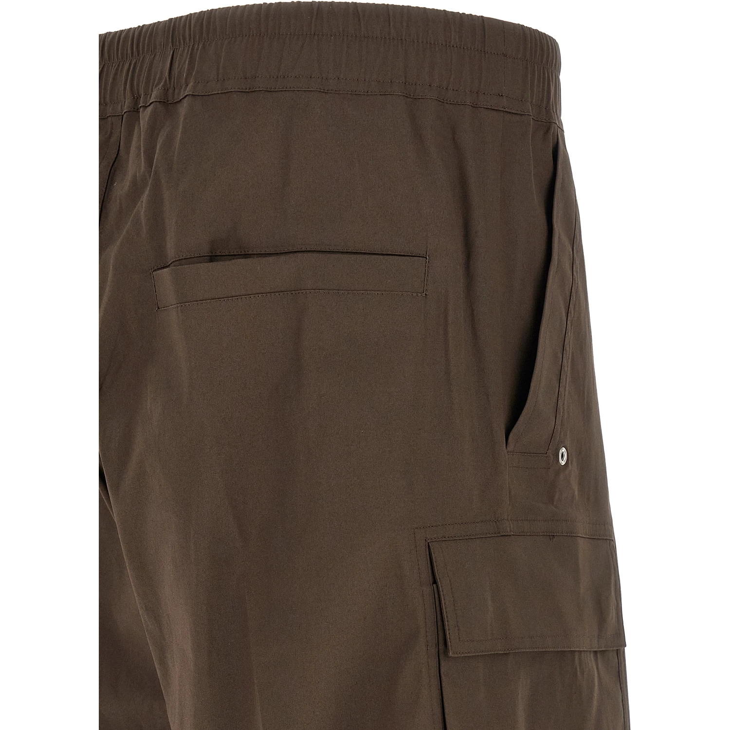 Brown Cotton Cargo Pants