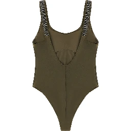 Bicolor Polyamide One-Piece Swimsuit