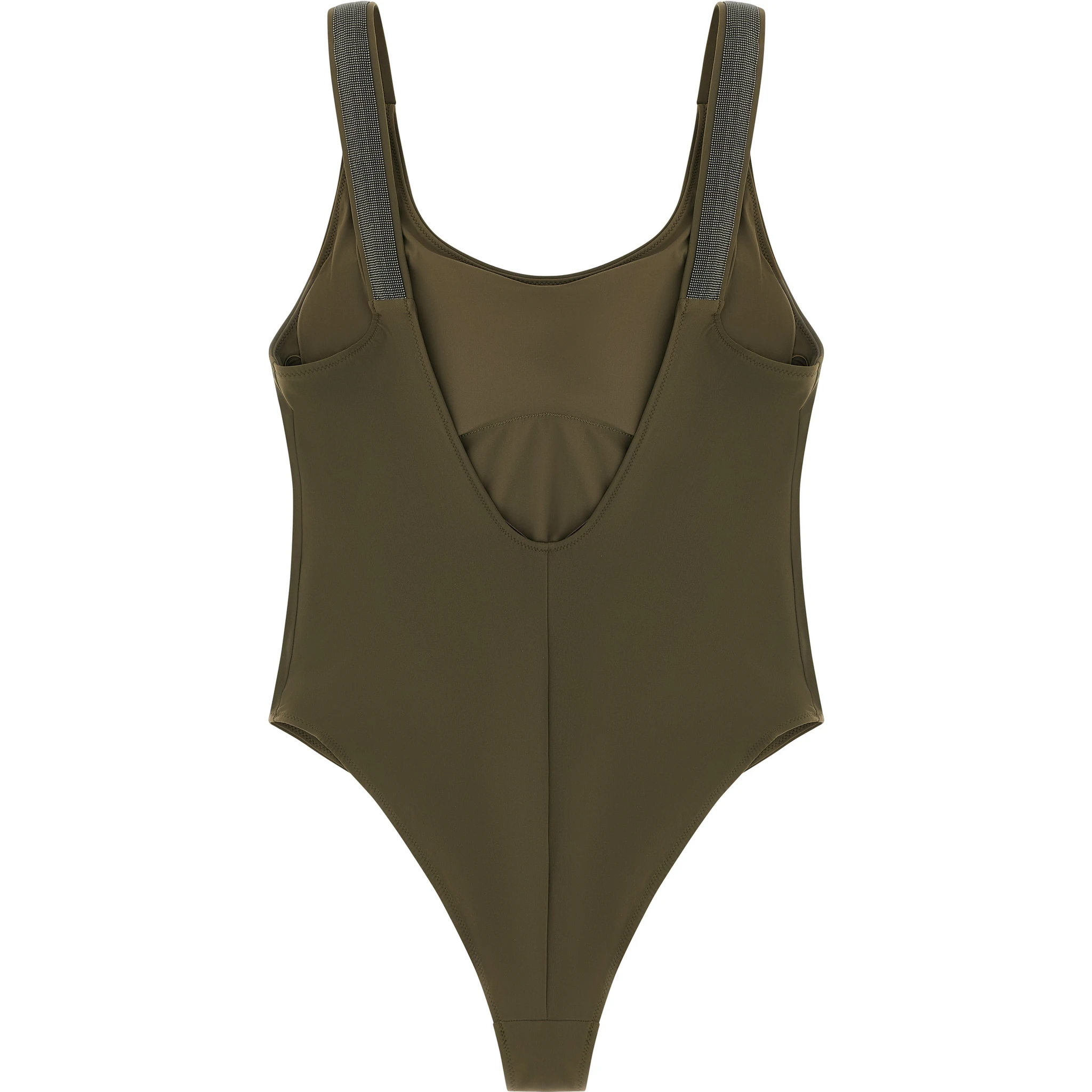 Bicolor Polyamide One-Piece Swimsuit