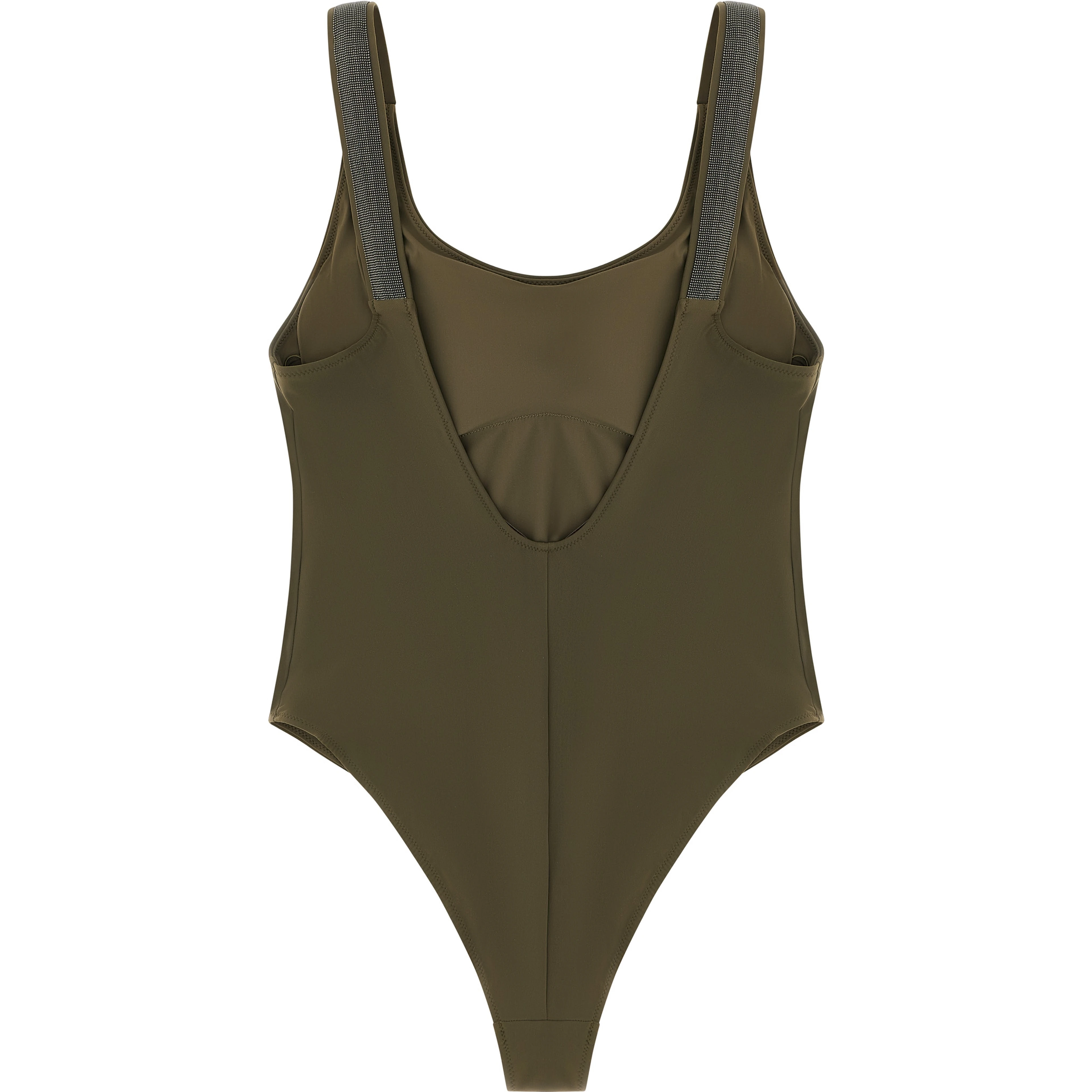 Bicolor Polyamide One-Piece Swimsuit