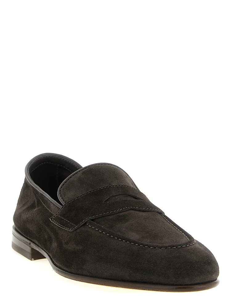 Brown Calfskin Slip-On Loafers alternative