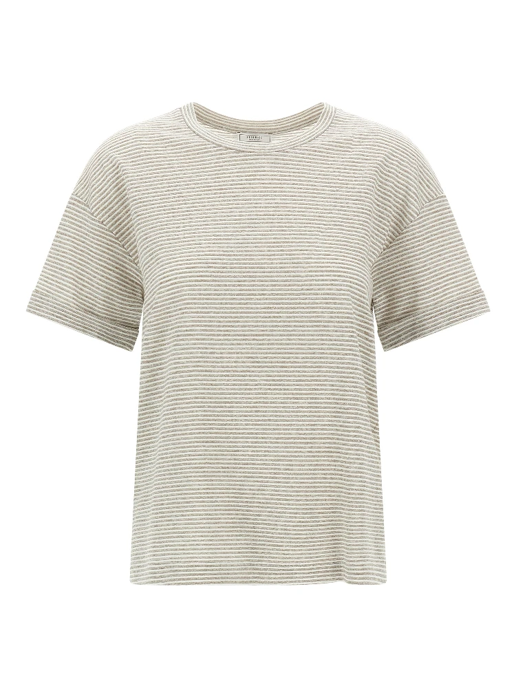 Beige Linen T-Shirt