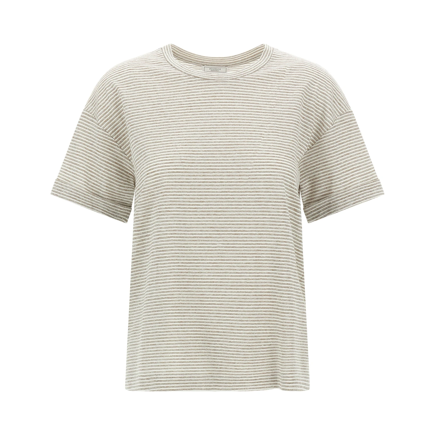 Beige Linen T-Shirt