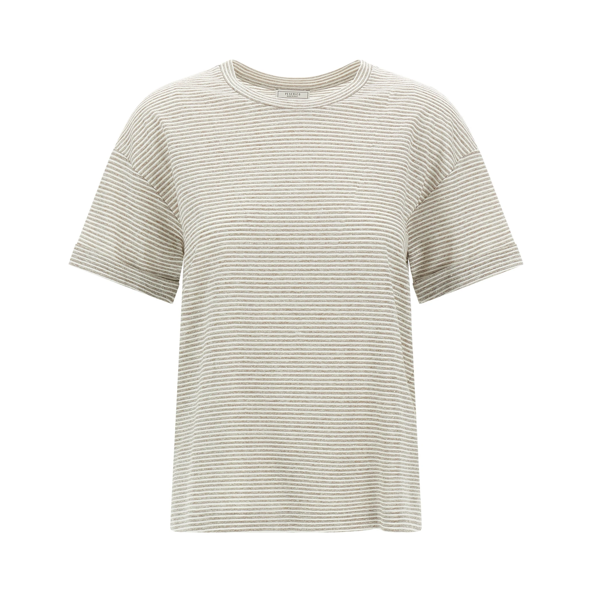 Beige Linen T-Shirt