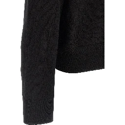 Black Cotton Cardigan