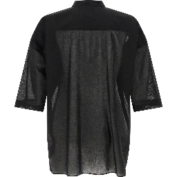 Black Cotton Blouse