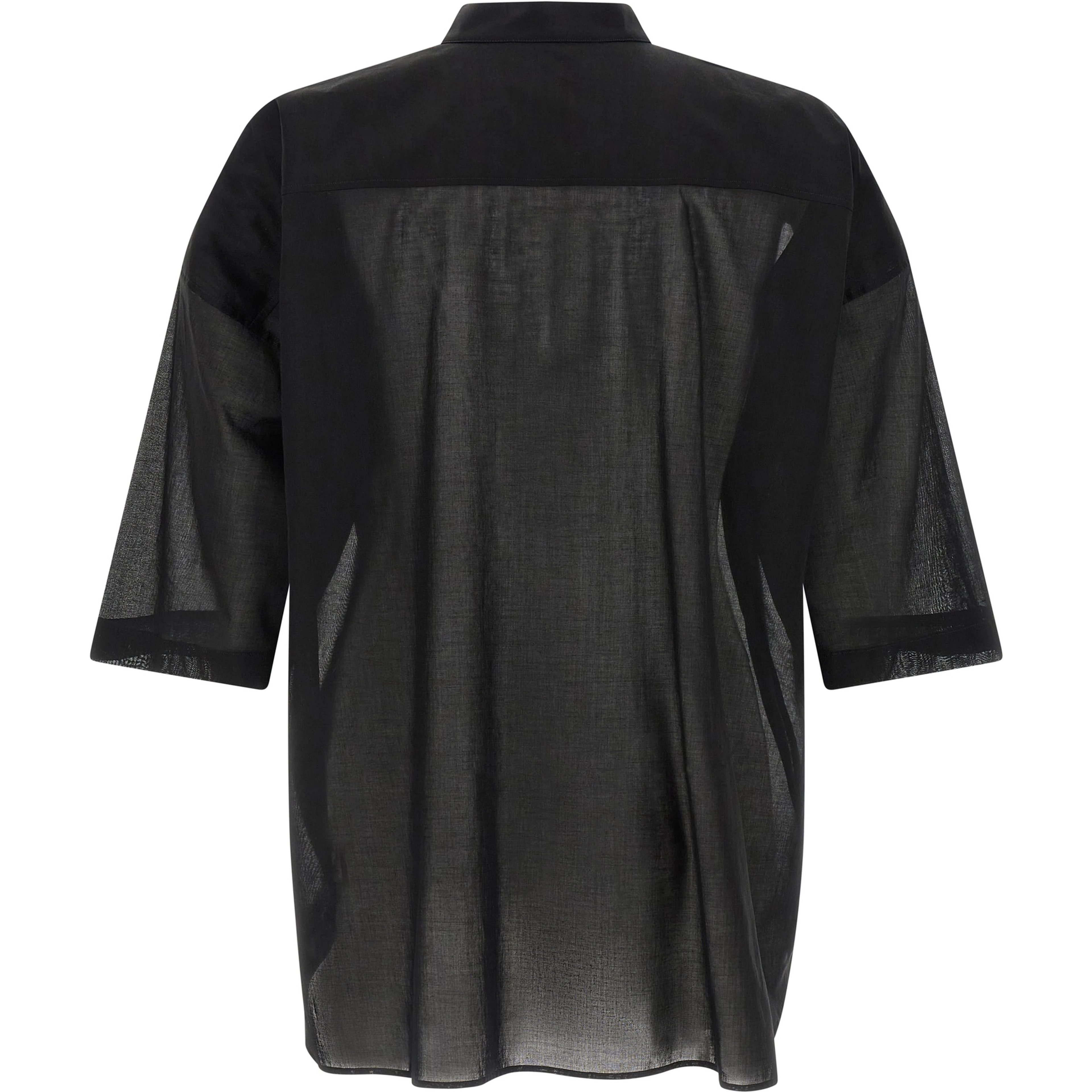 Black Cotton Blouse